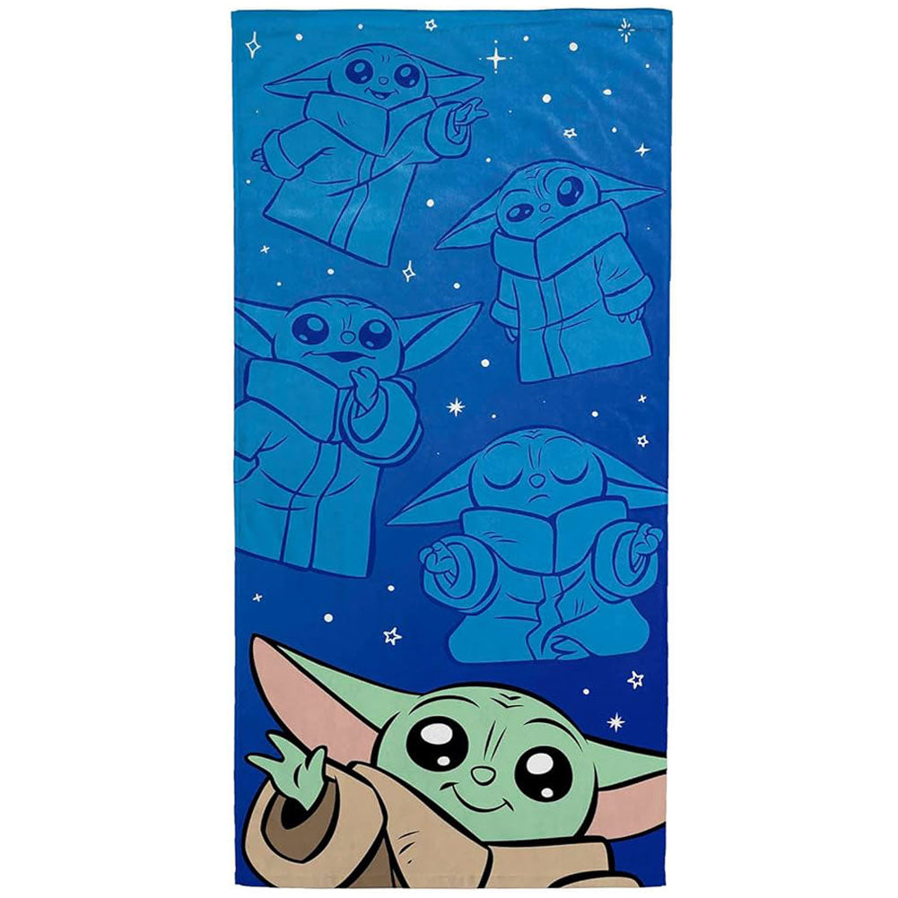 Mandalorian Grogu Velour Beach Towel: 1 - Towels By Star Wars: The Mandalorian