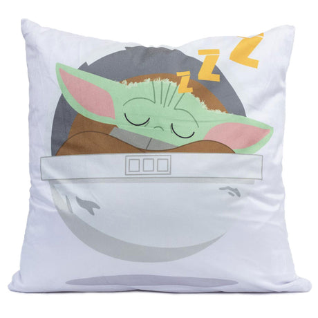 Star Wars: The Mandalorian Grogu Velvet Feel Cushion - Cushions at Gift Moments