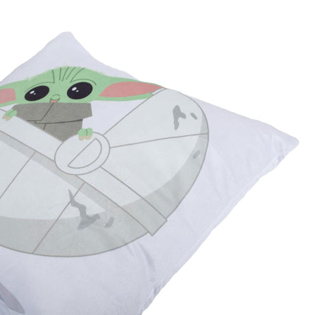 Star Wars: The Mandalorian Grogu Velvet Feel Cushion - Cushions at Gift Moments