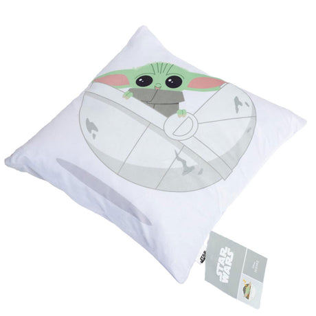 Star Wars: The Mandalorian Grogu Velvet Feel Cushion - Cushions at Gift Moments