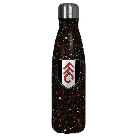 Fulham FC Paint Splatter Thermal Flask Default Title - Water Bottles at Gift Moments