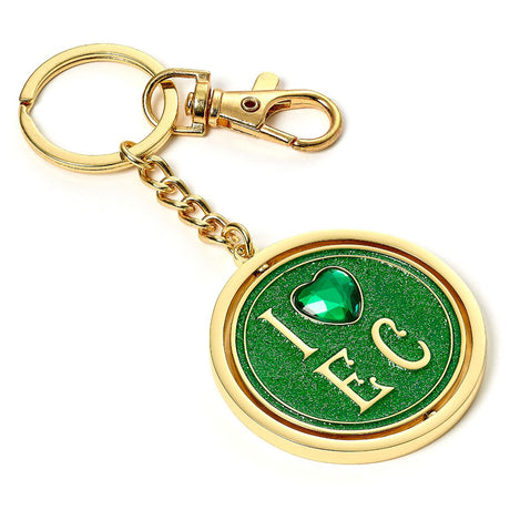 Wicked I Love Emerald City Spinner Keyring Default Title - Keyrings at Gift Moments