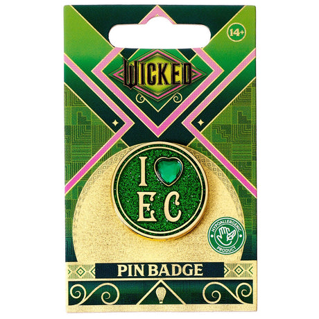 Wicked I Love Emerald City Badge - Badges at Gift Moments