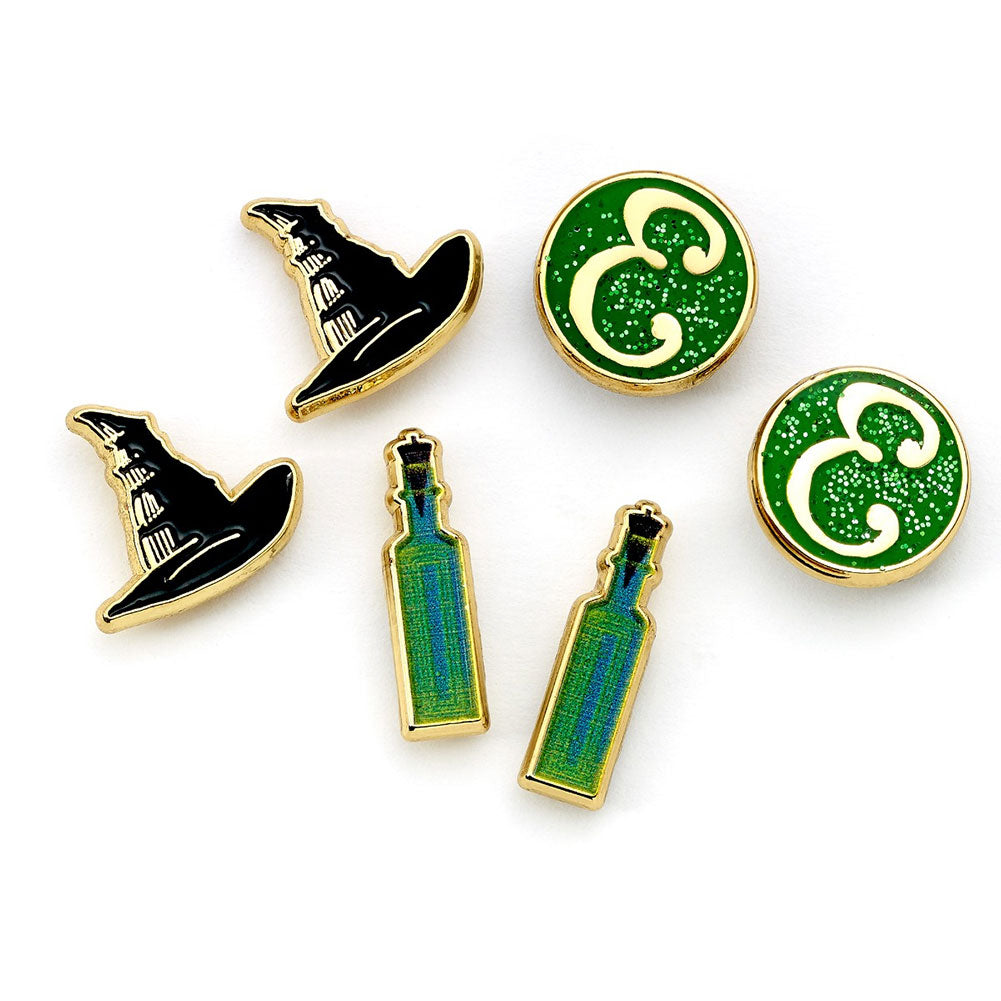 Wicked Elphaba Stud Earrings Set Default Title - Jewellery at Gift Moments