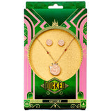 Glinda Rose Gold Necklace & Earrings Set: 2 - Jewellery By Wicked