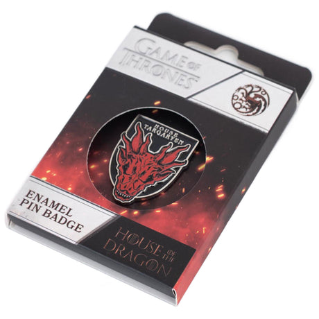 House Of The Dragon Pin Badge - Badges at Gift Moments