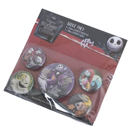 The Nightmare Before Christmas Button Badge Set - Badges at Gift Moments