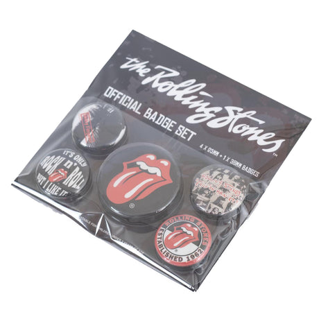 The Rolling Stones Classic Button Badge Set - Badges at Gift Moments