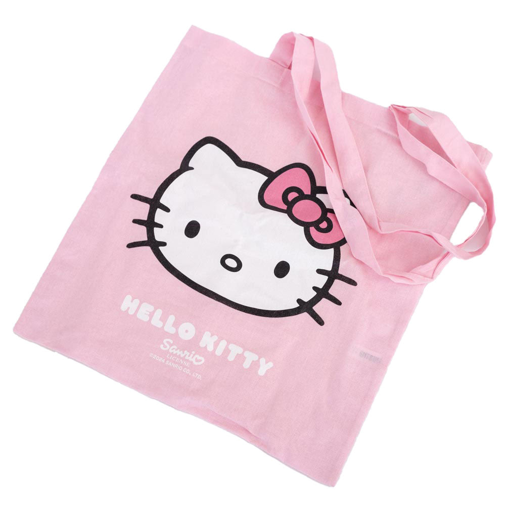 Hello Kitty Pastel Pink Canvas Tote Bag: 3 - Bags By Hello Kitty