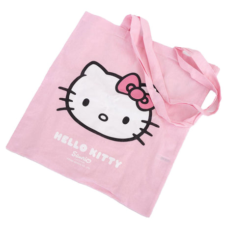 Hello Kitty Canvas Tote Bag - Pastel Pink Charm - Bags at Gift Moments