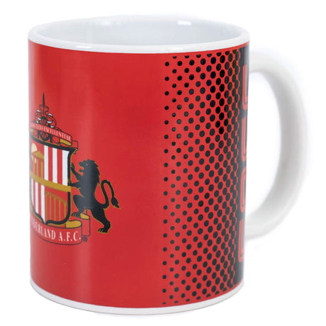 Sunderland AFC Fade Mug - Official Club Crest Design - Mugs at Gift Moments