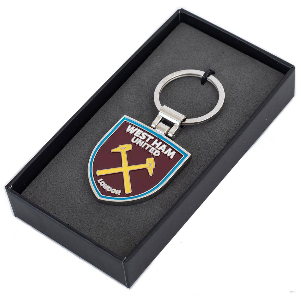 West Ham United FC Executive Crest Keyring - Keyrings at Gift Moments