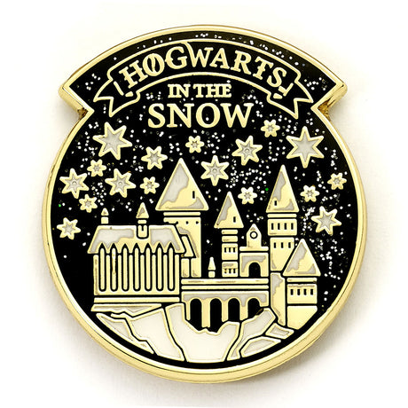 Harry Potter Hogwarts Winter Greetings Card with Badge - Greeting Cards at Gift Moments