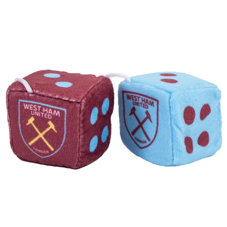 West Ham United FC Hanging Dice - Car Accessories at Gift Moments