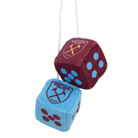 West Ham United FC Hanging Dice Default Title - Car Accessories at Gift Moments