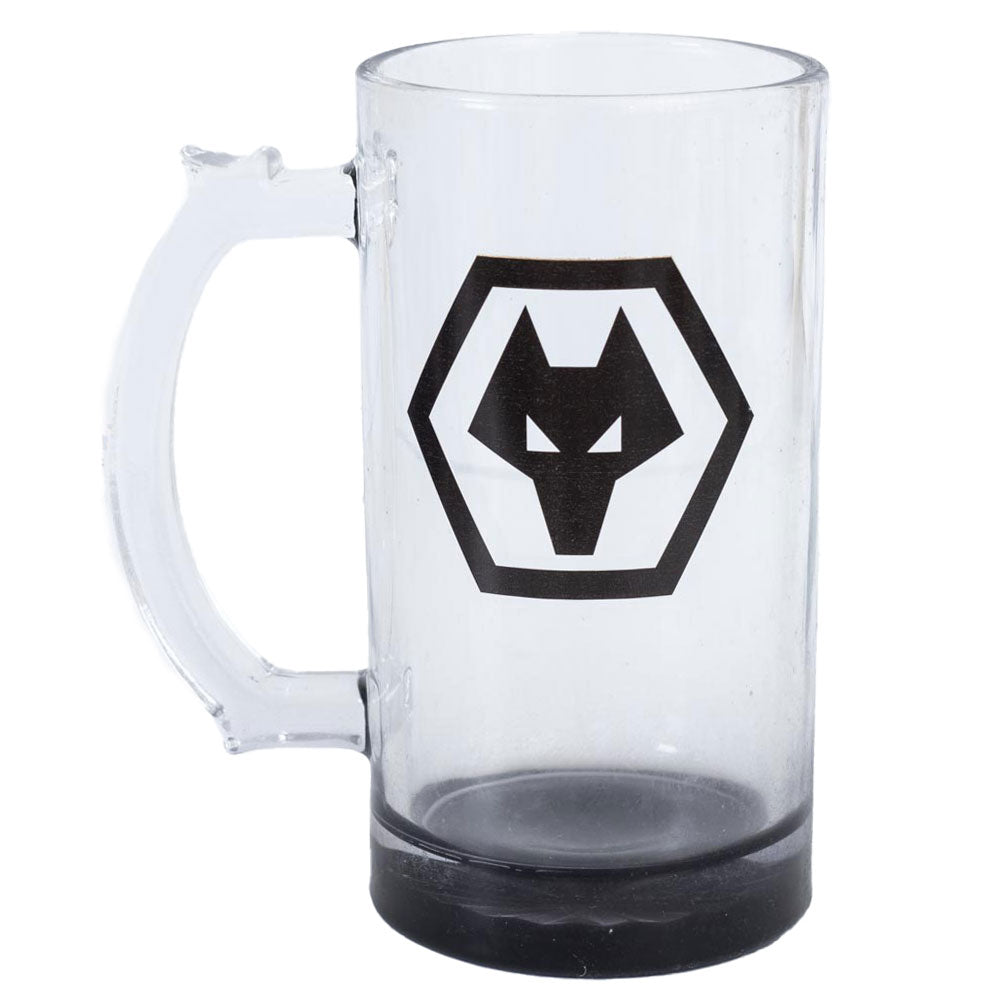 Wolverhampton Wanderers FC Stein Glass Tankard Default Title - Tankards at Gift Moments