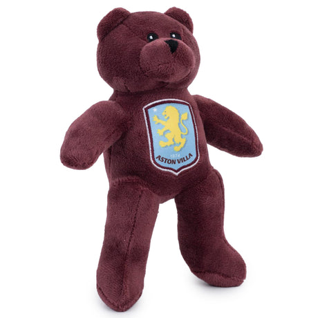 Aston Villa FC Mini Bear - Claret Plush Soft Toy - Teddy Bears & Soft Toys at Gift Moments