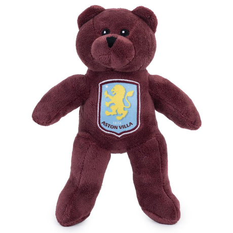 Aston Villa FC Mini Bear - Claret Plush Soft Toy Default Title - Teddy Bears & Soft Toys at Gift Moments