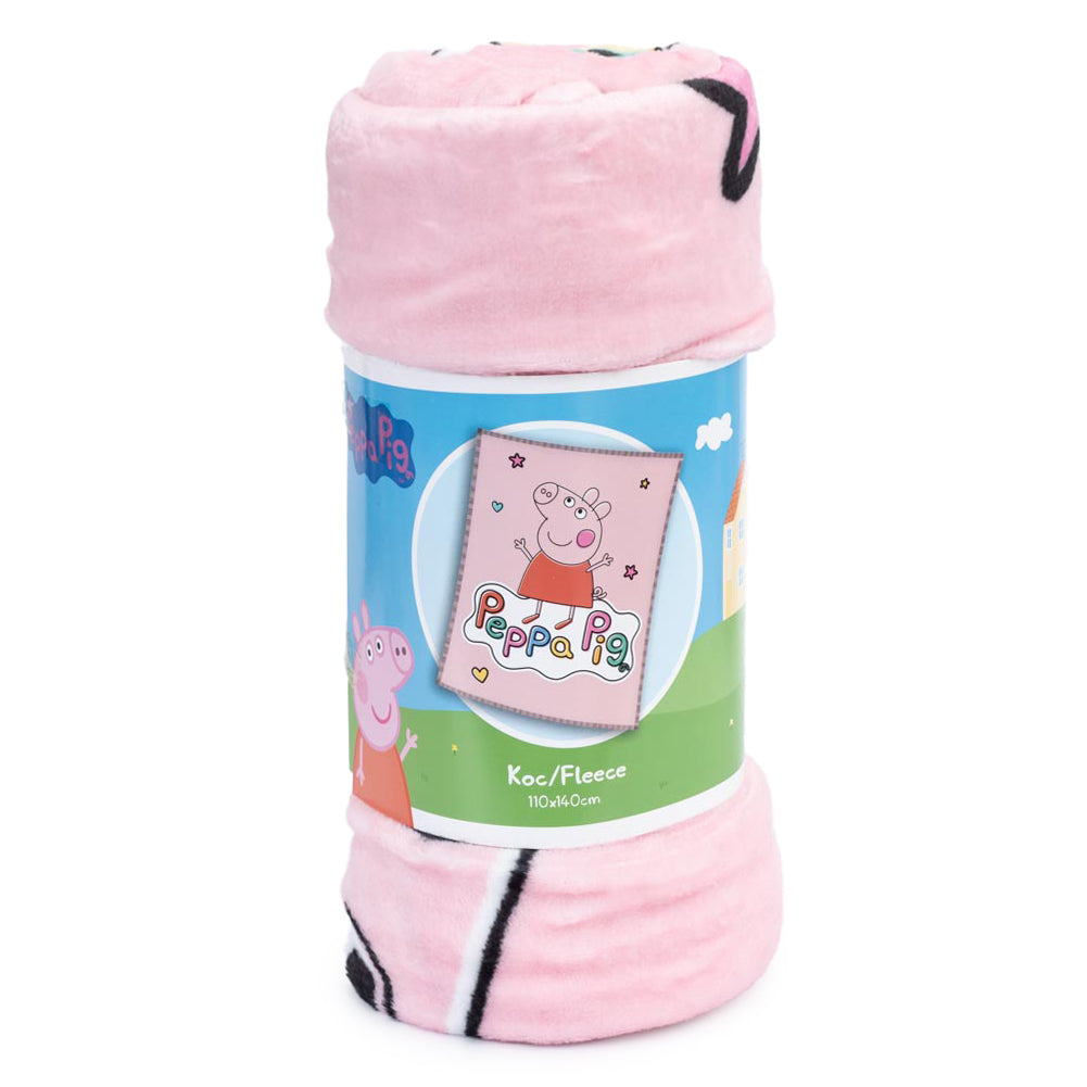 Peppa Pig Fleece Blanket Default Title - Blankets at Gift Moments