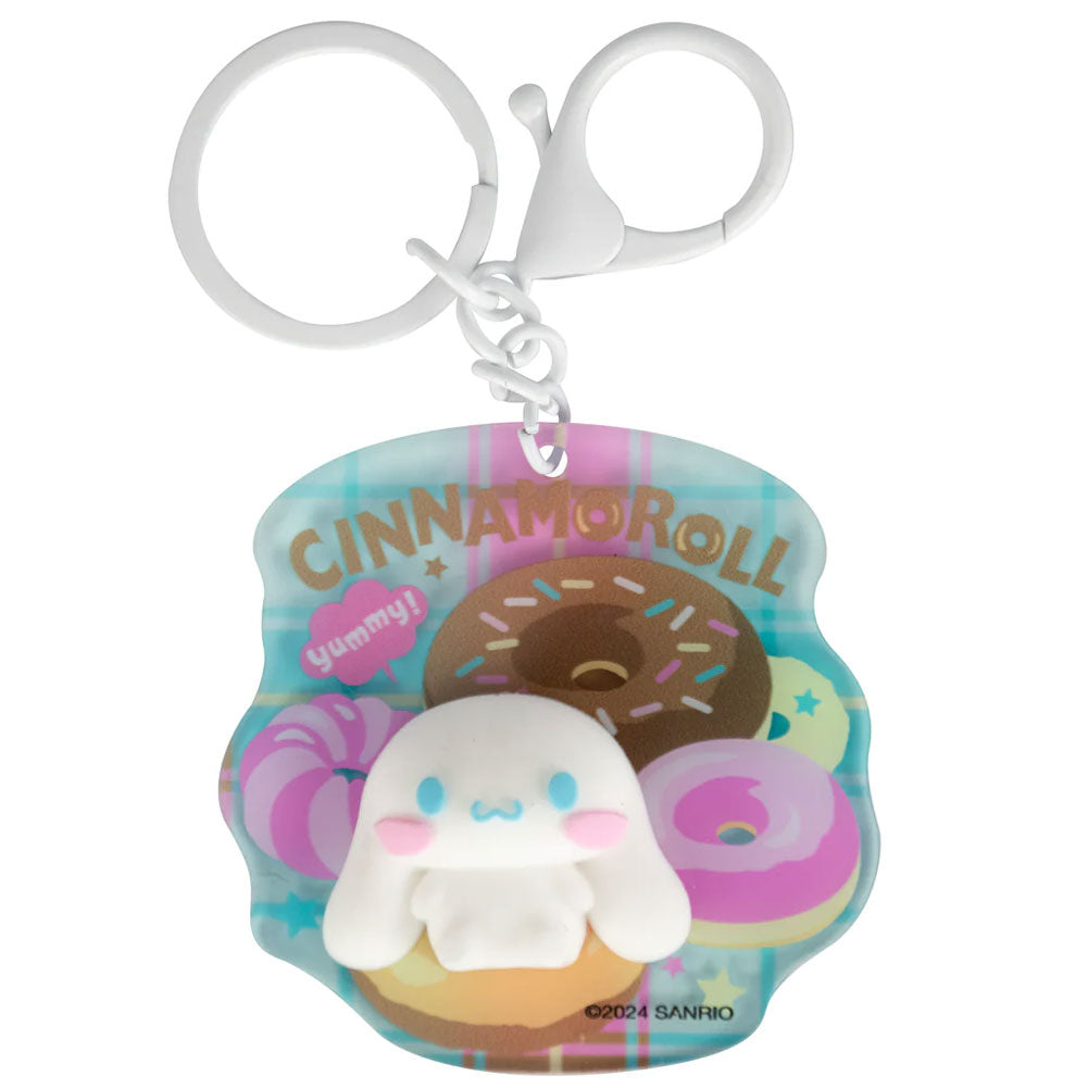 Cinnamoroll 3D Keyring with Lobster Claw Default Title - Keyrings at Gift Moments