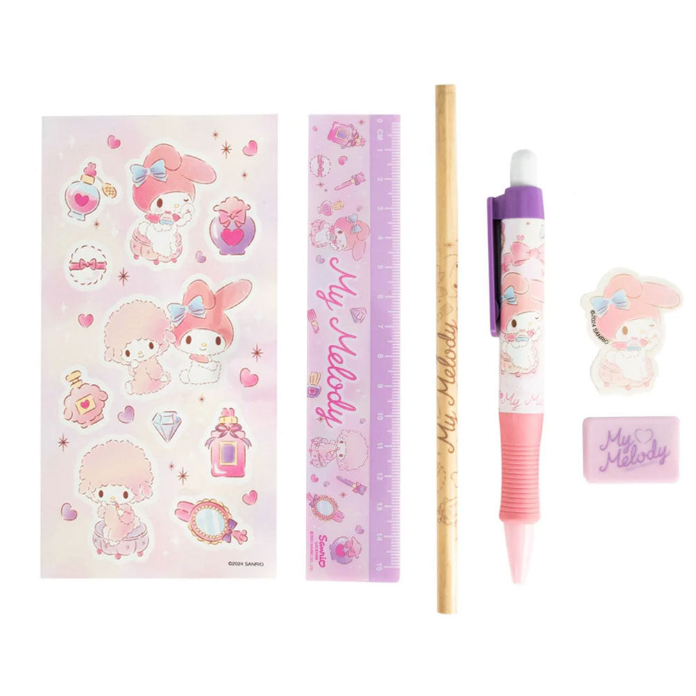 My Melody 6-Piece Stationery Set Default Title - Stationery at Gift Moments