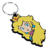 Super Mario Princess Peach PVC Keyring: 2 - Keyrings By Super Mario