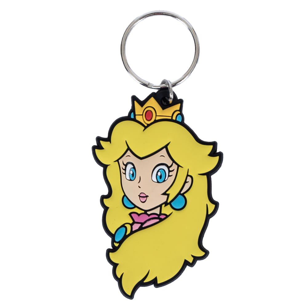 Super Mario Princess Peach PVC Keyring: 1 - Keyrings By Super Mario