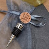 Personalised Cherrywood Magic Juice Bottle Stopper: 1 - Barware By Gift Moments