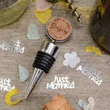 Personalised Cherrywood Mr & Mrs Bottle Stopper: 3 - Mrs & Mrs - Barware By Gift Moments