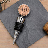 Personalised Birthday Bottle Stopper: 2 - Barware By Gift Moments