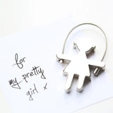 Personalised Handwriting Skipping Sally Keyring - Keyrings at Gift Moments