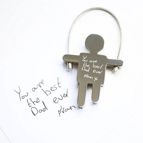 Personalised Handwriting Skipping Sam Keyring - Keyrings at Gift Moments