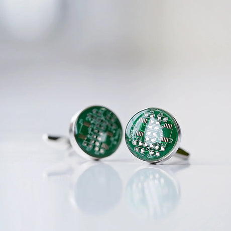 Personalised Circuit Board Cufflinks - Cufflinks & Tie Slides at Gift Moments