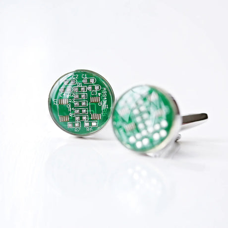 Personalised Circuit Board Cufflinks - Cufflinks & Tie Slides at Gift Moments