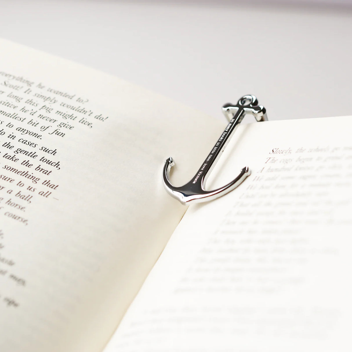 Personalised Metal Book Anchors: 9 - Bookmarks By Gift Moments