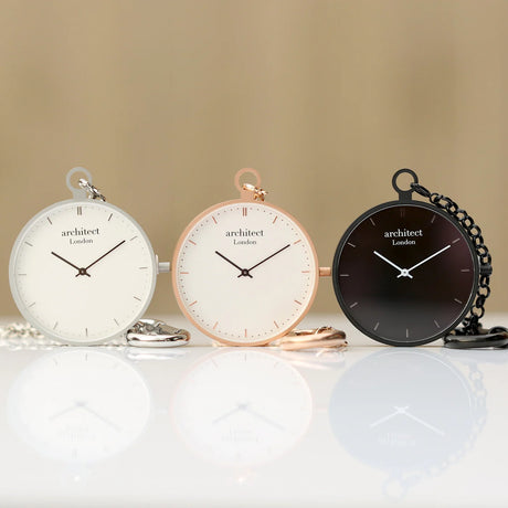 Bespoke Architect Modern Pocket Watch - Watches at Gift Moments