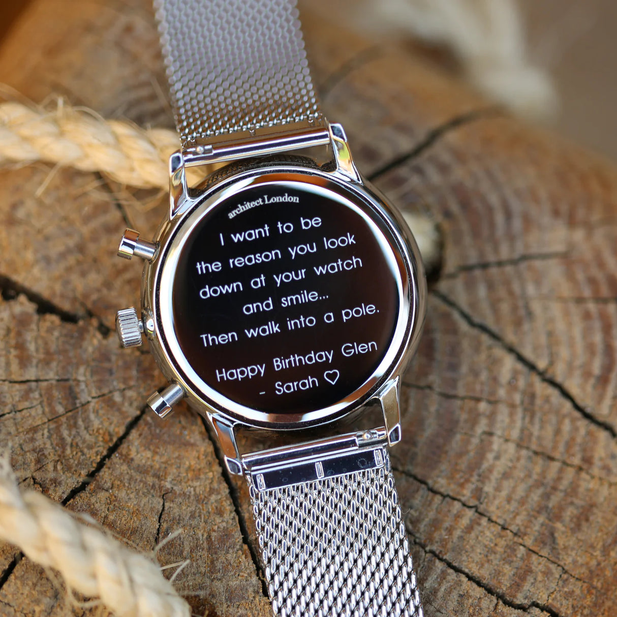 Personalised Men's Architect Motivator Watch Envy Green - Watches at Gift Moments