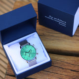 Personalised Men's Architect Motivator Watch Envy Green - Watches at Gift Moments