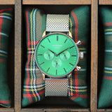 Personalised Men's Architect Motivator Watch Envy Green - Watches at Gift Moments