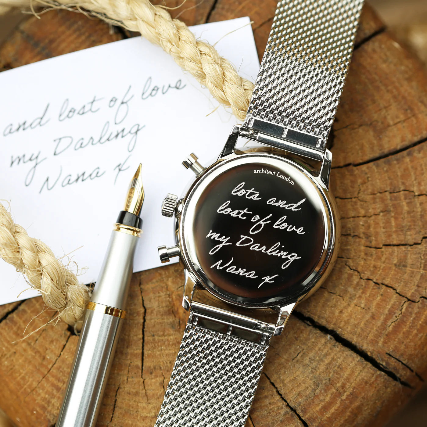 Bespoke Architect Motivator Watch with Engraving - Watches at Gift Moments