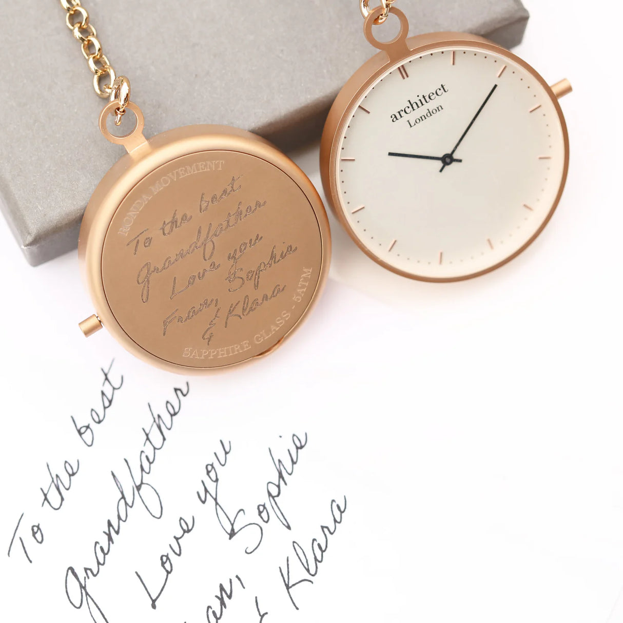 Bespoke Architect Modern Pocket Watch - Watches at Gift Moments