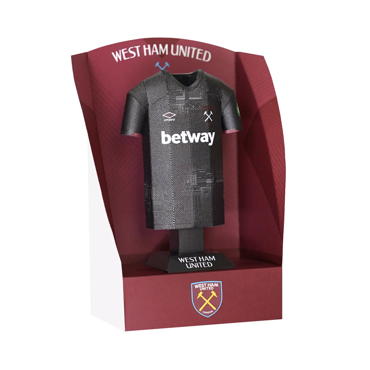 West Ham United FC 24/25 Metal Away Shirt - Display Kit at Gift Moments