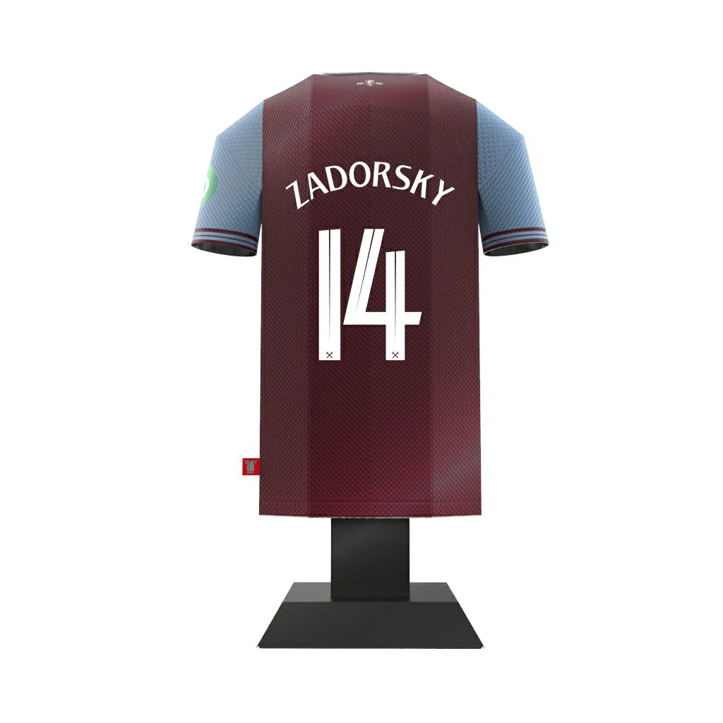 West Ham United FC 24/25 Metal Home Shirt Zadorsky 14 - Display Kit at Gift Moments