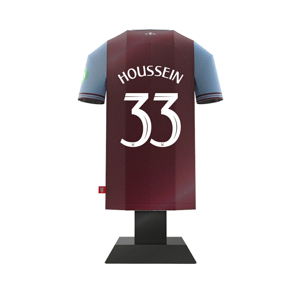 West Ham United FC 24/25 Metal Home Shirt Houssein 33 - Display Kit at Gift Moments