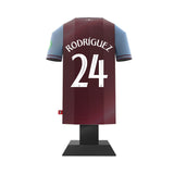 West Ham United FC 24/25 Metal Home Shirt Rodríguez 24 - Display Kit at Gift Moments