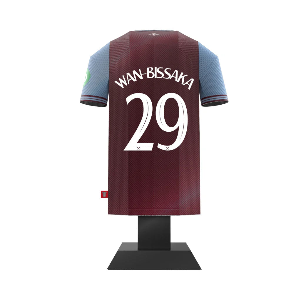 West Ham United FC 24/25 Metal Home Shirt Wan-Bissaka 29 - Display Kit at Gift Moments