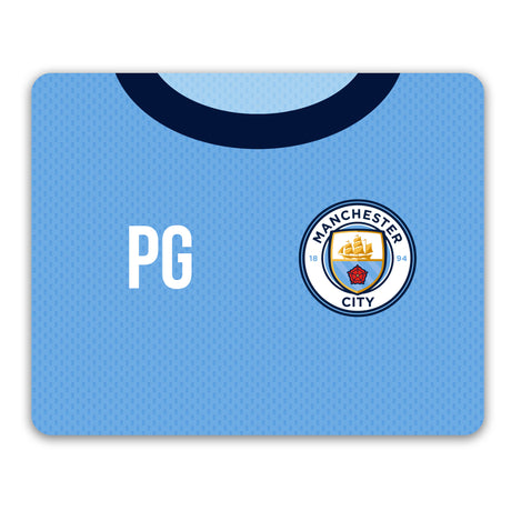 Personalised Manchester City FC Crest Mouse Mat - Tech Accessories at Gift Moments