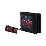 AC/DC Black Ice Embossed Wallet & Chain: 5 - Wallets By AC/DC