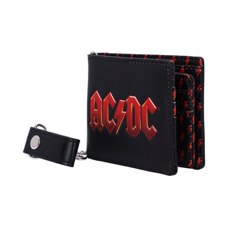 AC/DC Logo Leather Wallet with Chain: 4 - Wallets By AC/DC