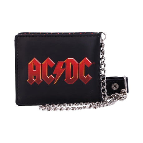 AC/DC Logo Leather Wallet with Chain: 5 - Wallets By AC/DC